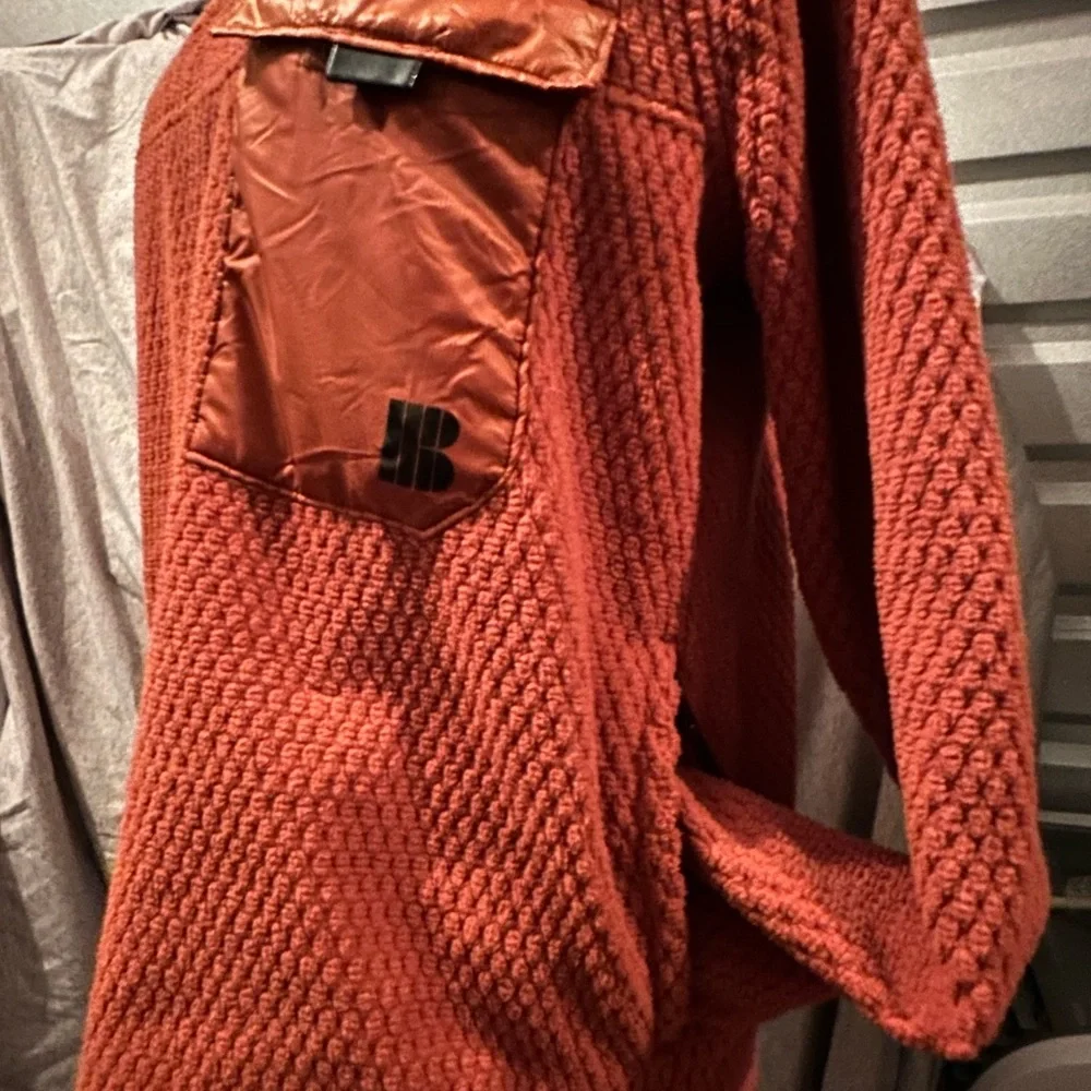 Burton Women’s Amora Fleece Turtleneck Sweater in Rust - Picture 3 of 5